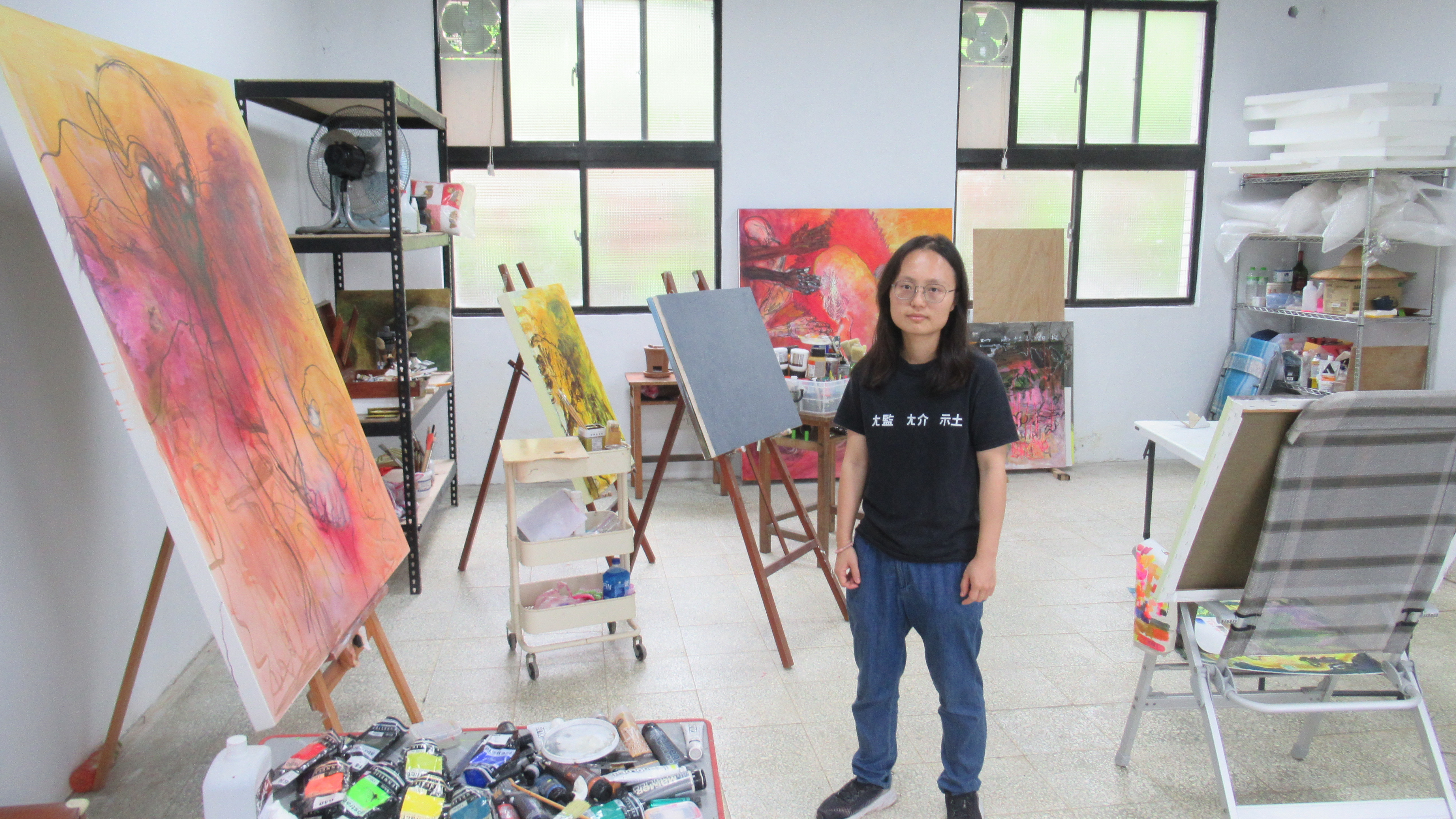 藝術家林庭暐的個人工作室