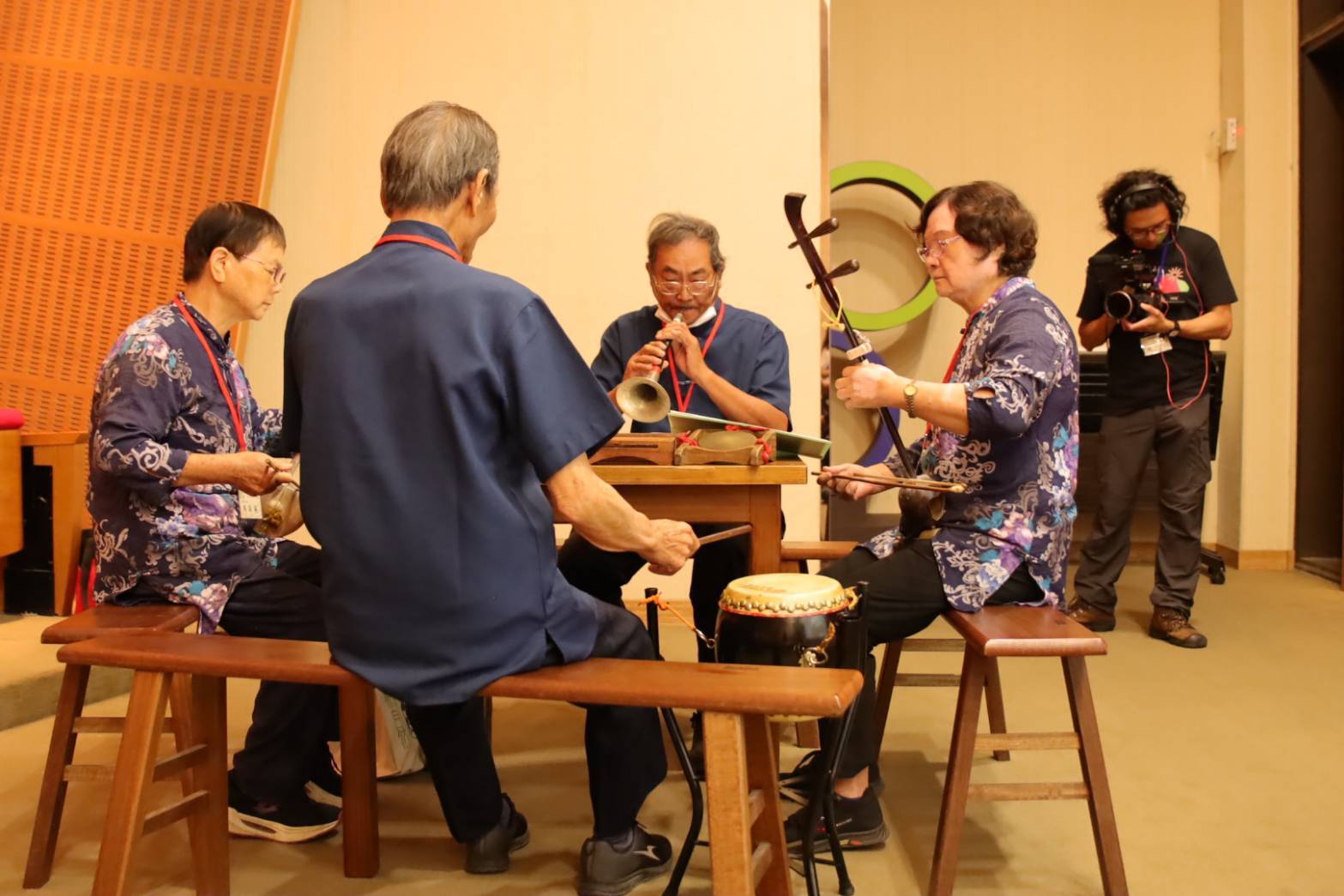 林作長客家八音團示範演出