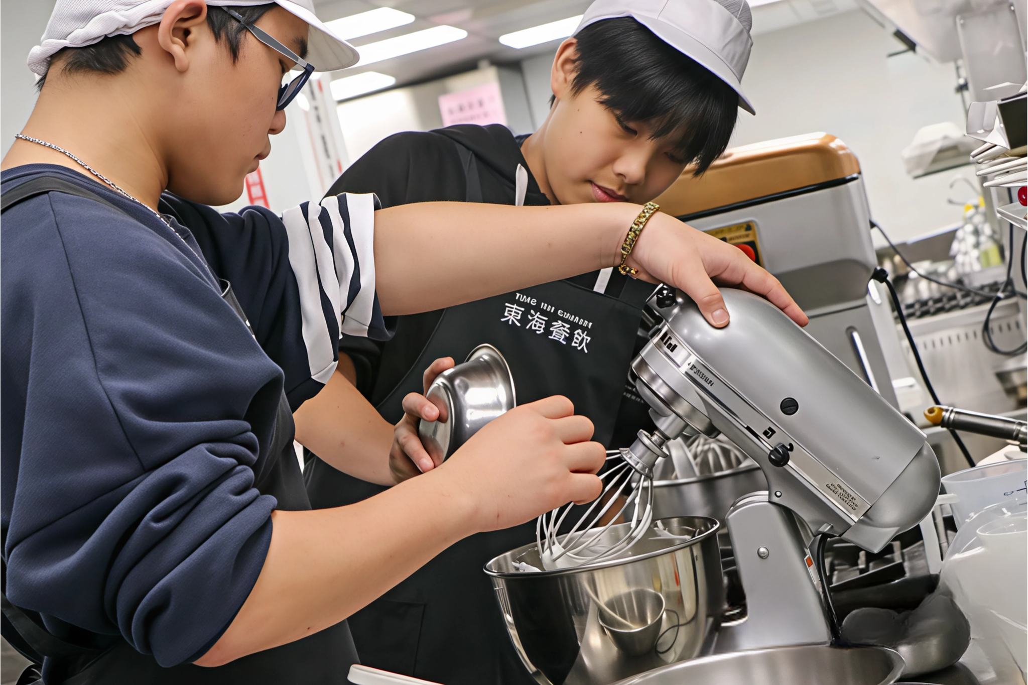 實地參訪體驗餐飲科實作課程