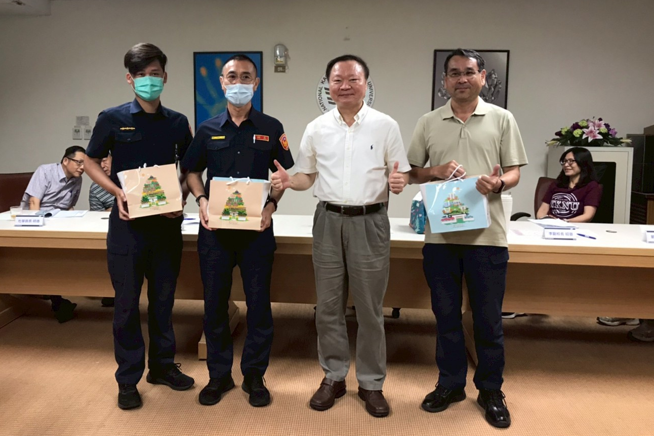 王校長特別感謝凱旋所丁所長及深水所郭副副所長出席與安全提醒