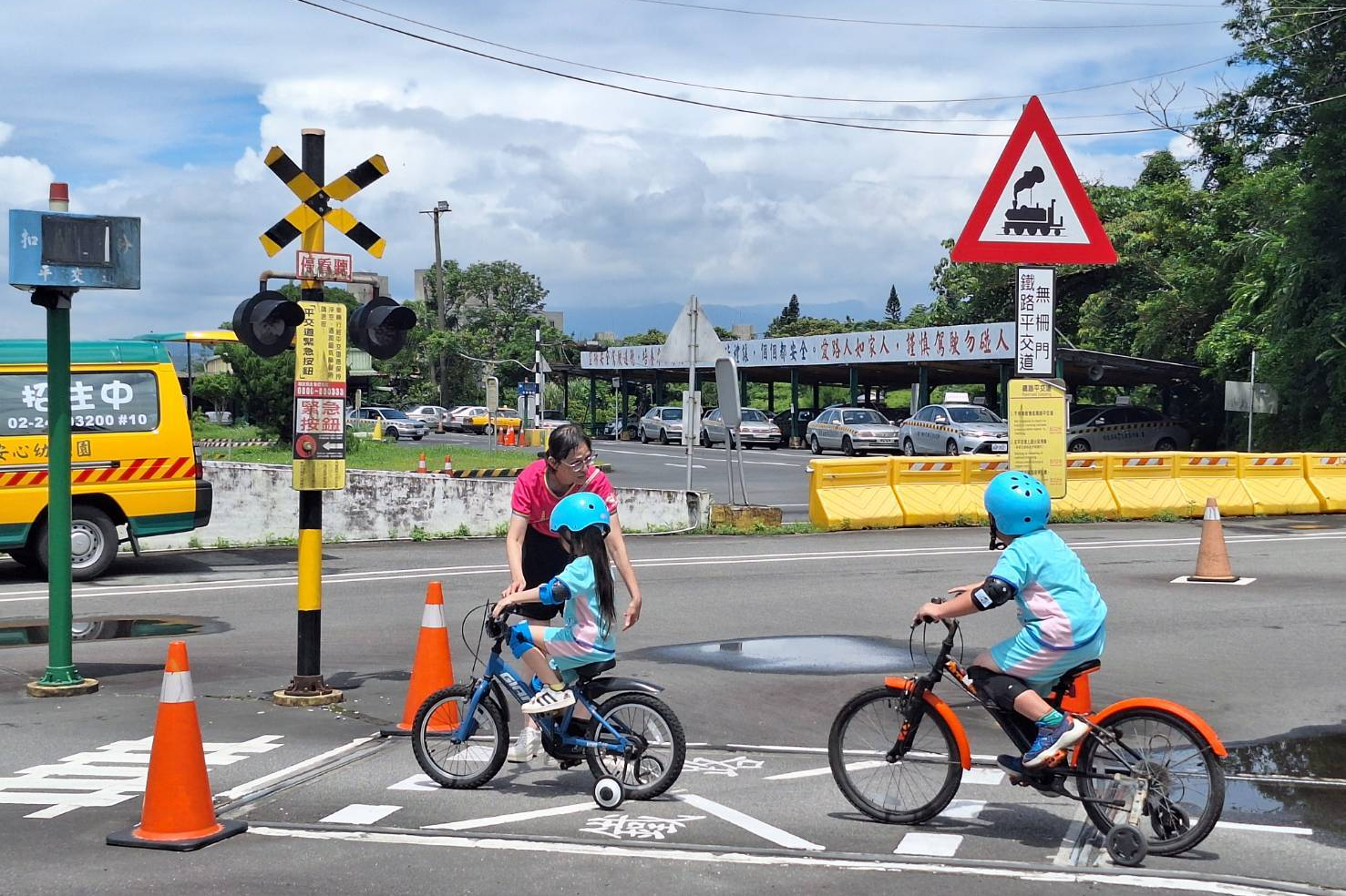 交通安全從小做起 基隆幼兒園小小騎士上路