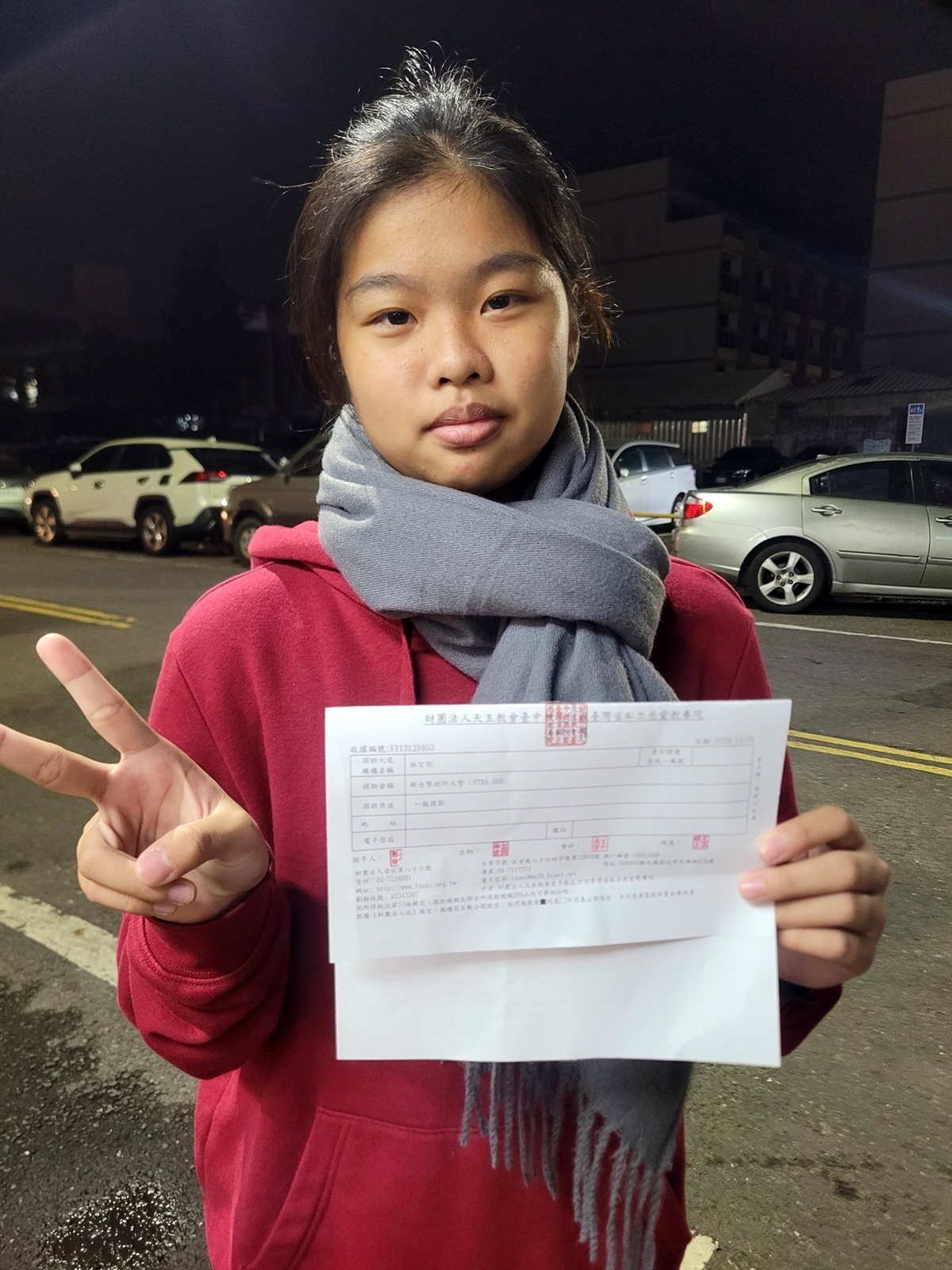 總統教育獎得主國中組林言彤同學 (教育部提供)