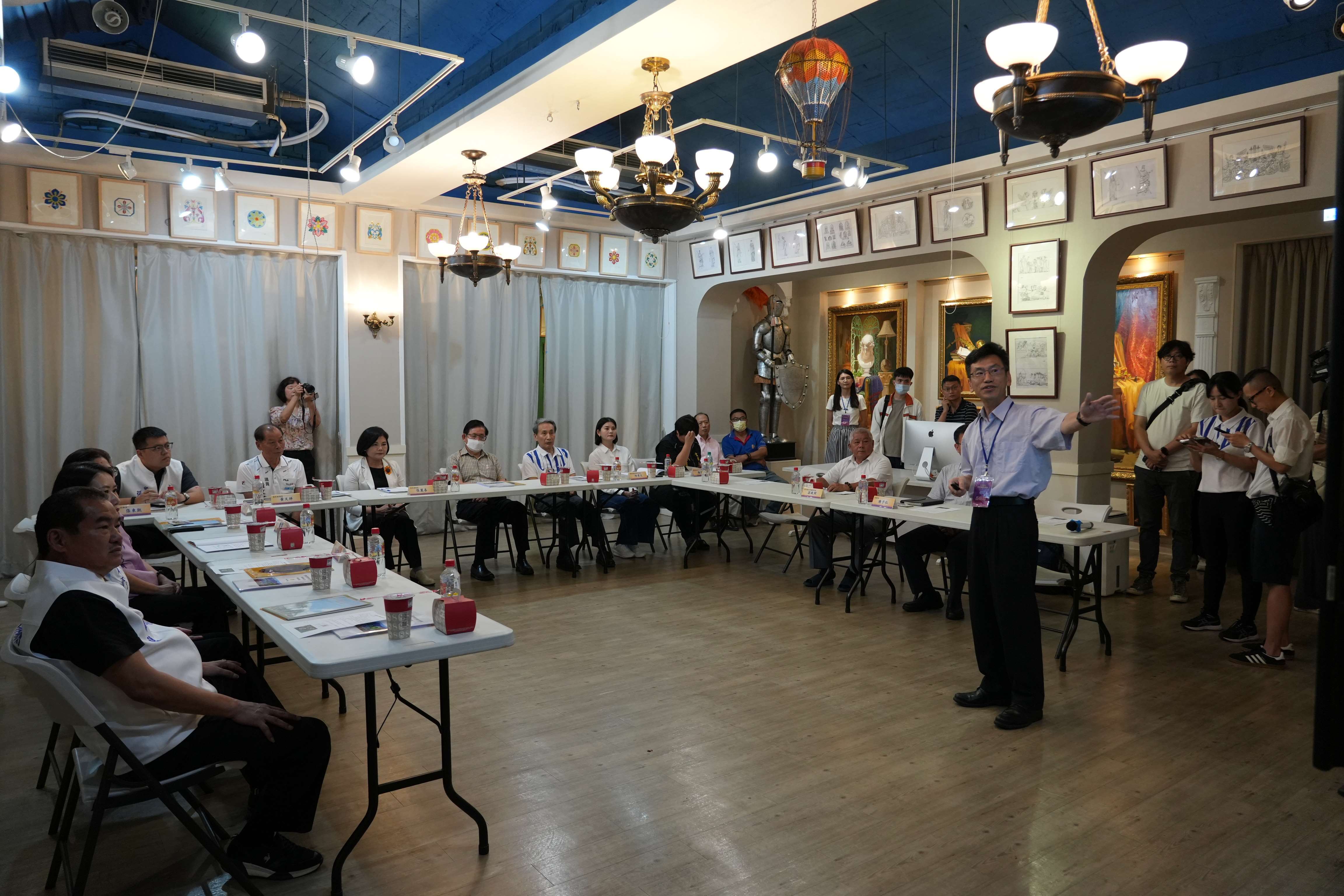 雲林縣政府多個局處首長聆聽簡報（圖源：雲林縣政府）