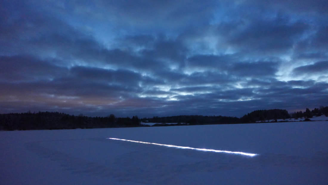 國立臺東大學教授林昶戎作品《Spatial Reality》展於芬蘭。（林昶戎提供)