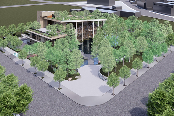 羅布森圖書館模擬圖