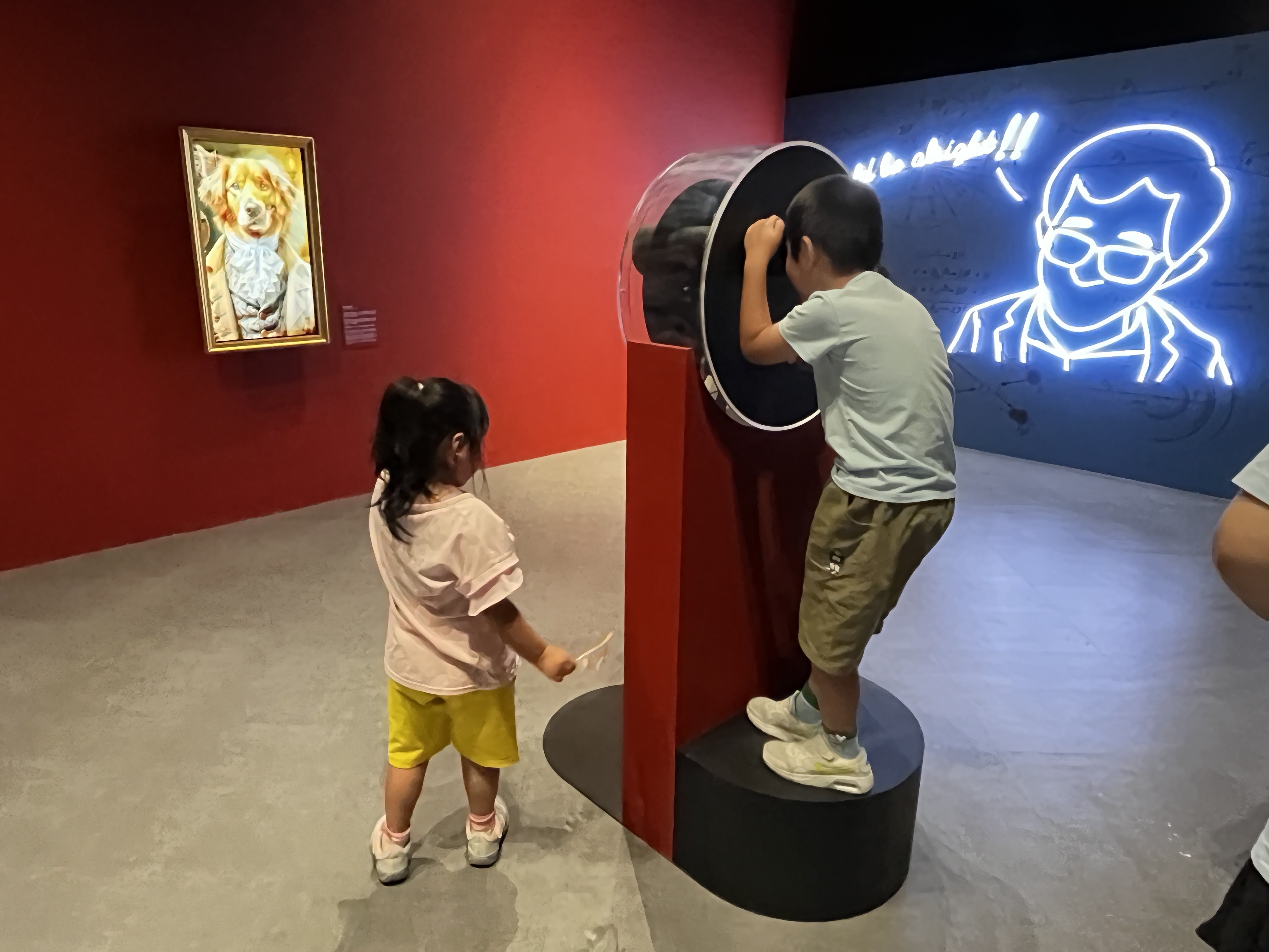 科學原理區_簡易截斷器降噪裝置。(科教館提供)