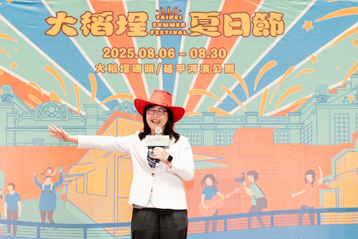 臺北市林奕華副市長表示，「2025大稻埕夏日節」攜手迪士尼公司，打造動漫角色主題造型裝置