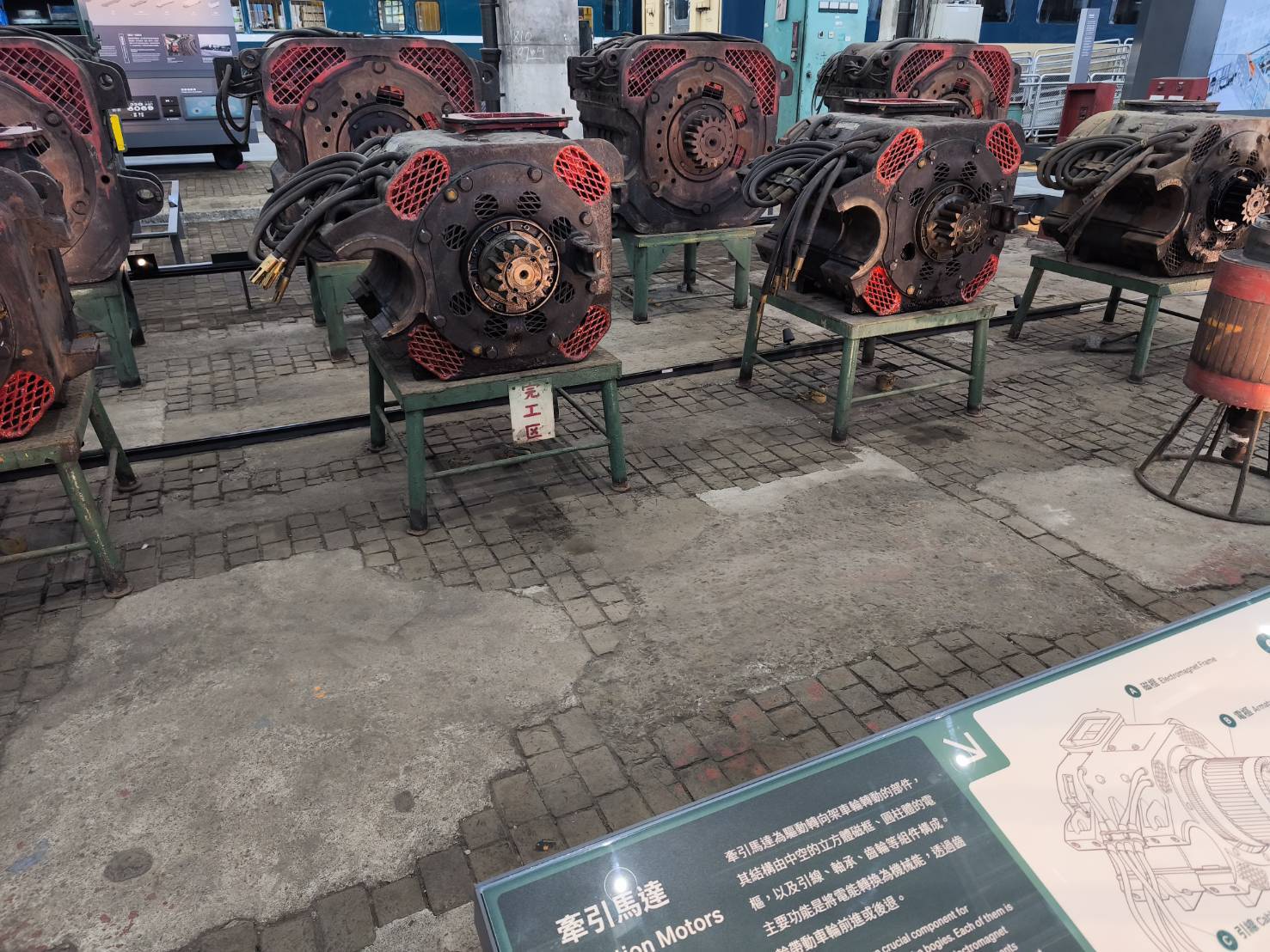 柴電工廠〈動力·火車〉常設展。