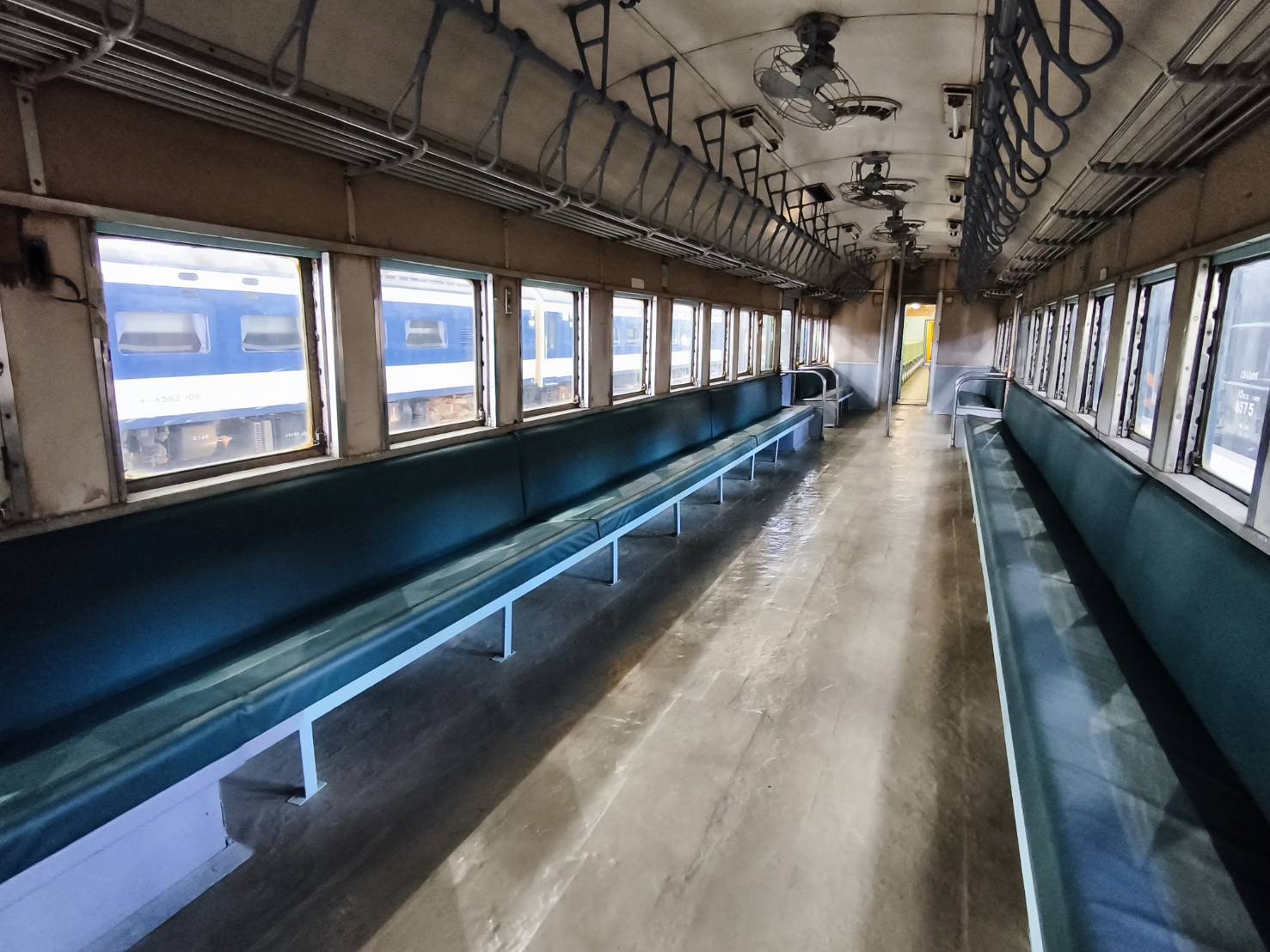 國家鐵道博物館列車車廂內裝。