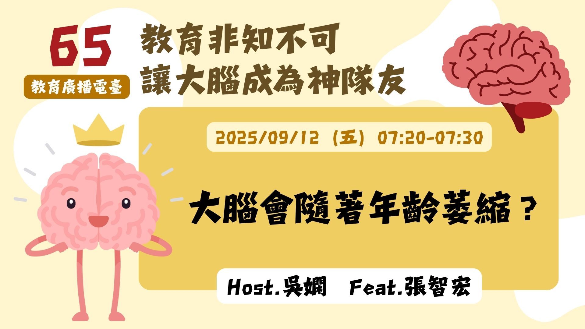 大腦會隨著年齡萎縮？