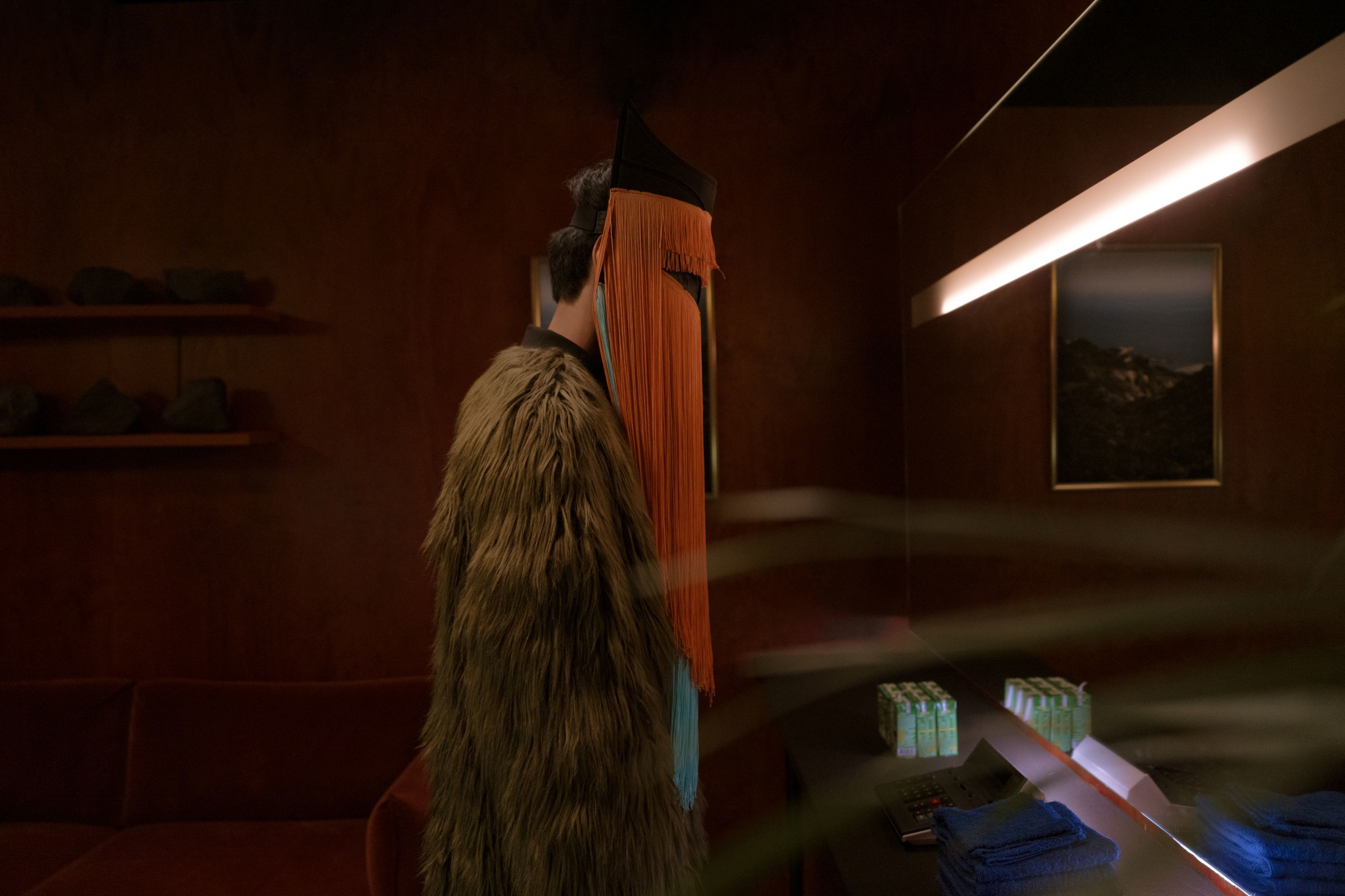 藝術家李奧森此次展出作品《夜谷急行》2025（李奧森提供，劉璧慈攝影）