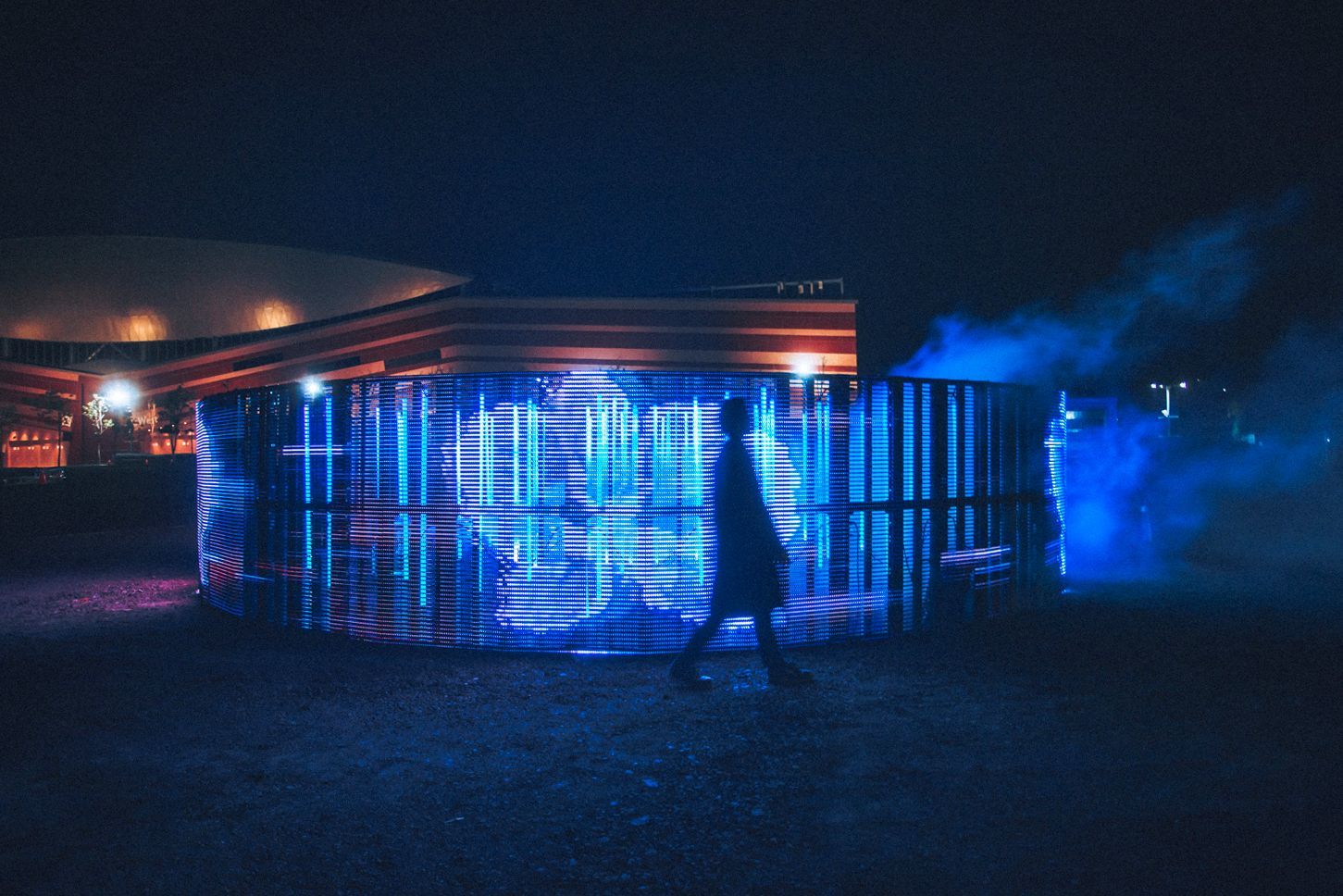 黑川互動媒體藝術作品《山海之間》呈現臺南400年來的地景記憶，將在布拉格市中心共和廣場展出（黑川互動媒體藝術提供）