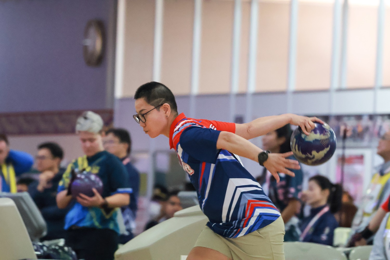 保齡球代表隊陳怡妙選手獲得銅牌也是聽奧個人賽首面獎牌。(運動部提供)