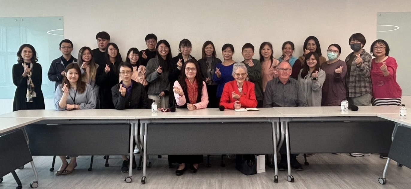 會基會王怡心董事長、執行長吳如玉、副執行長崔琇玫、繆麗霖處長、余佳樺副處長、鄭惠芝總編輯、詹淑雅副處長、葉秋里副處長等皆出席與會。