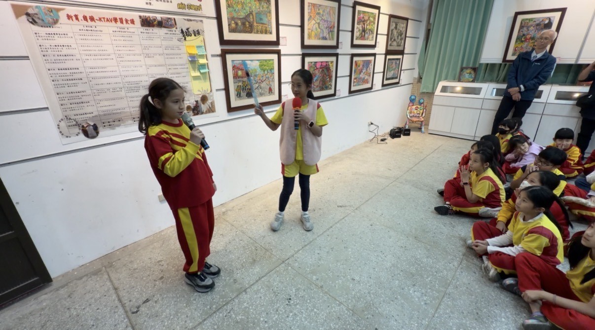 新北自強國小校慶美展「創藝昂揚」 綻放藝術的光