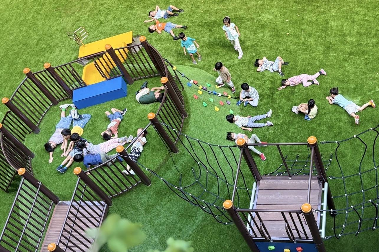 碧湖國小共融式遊戲場，讓所有小朋友都能一起開心遊玩

