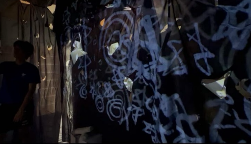 〈麻痺〉作品讓觀眾了解士兵因為思念和戰火而感到的不安與無助