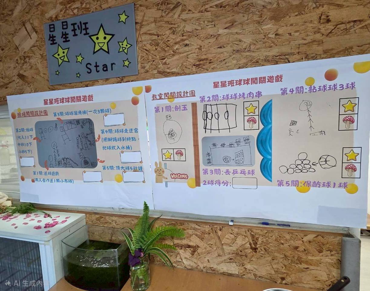 海報說明關卡設計