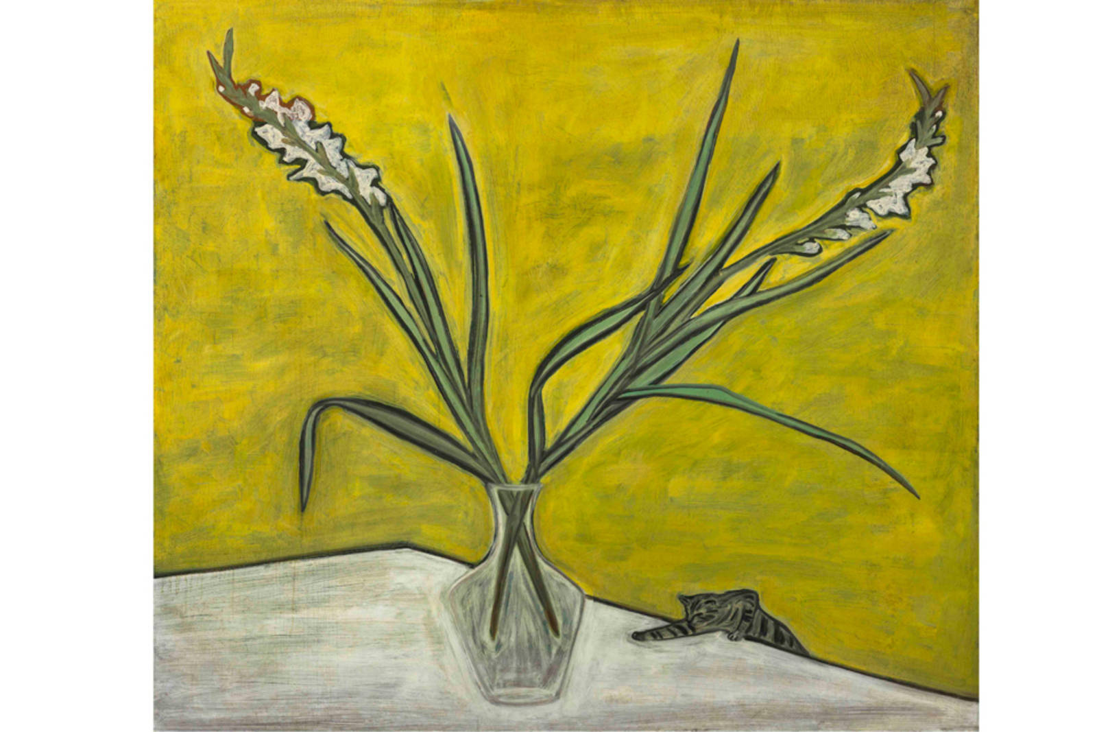 常玉《劍蘭花》