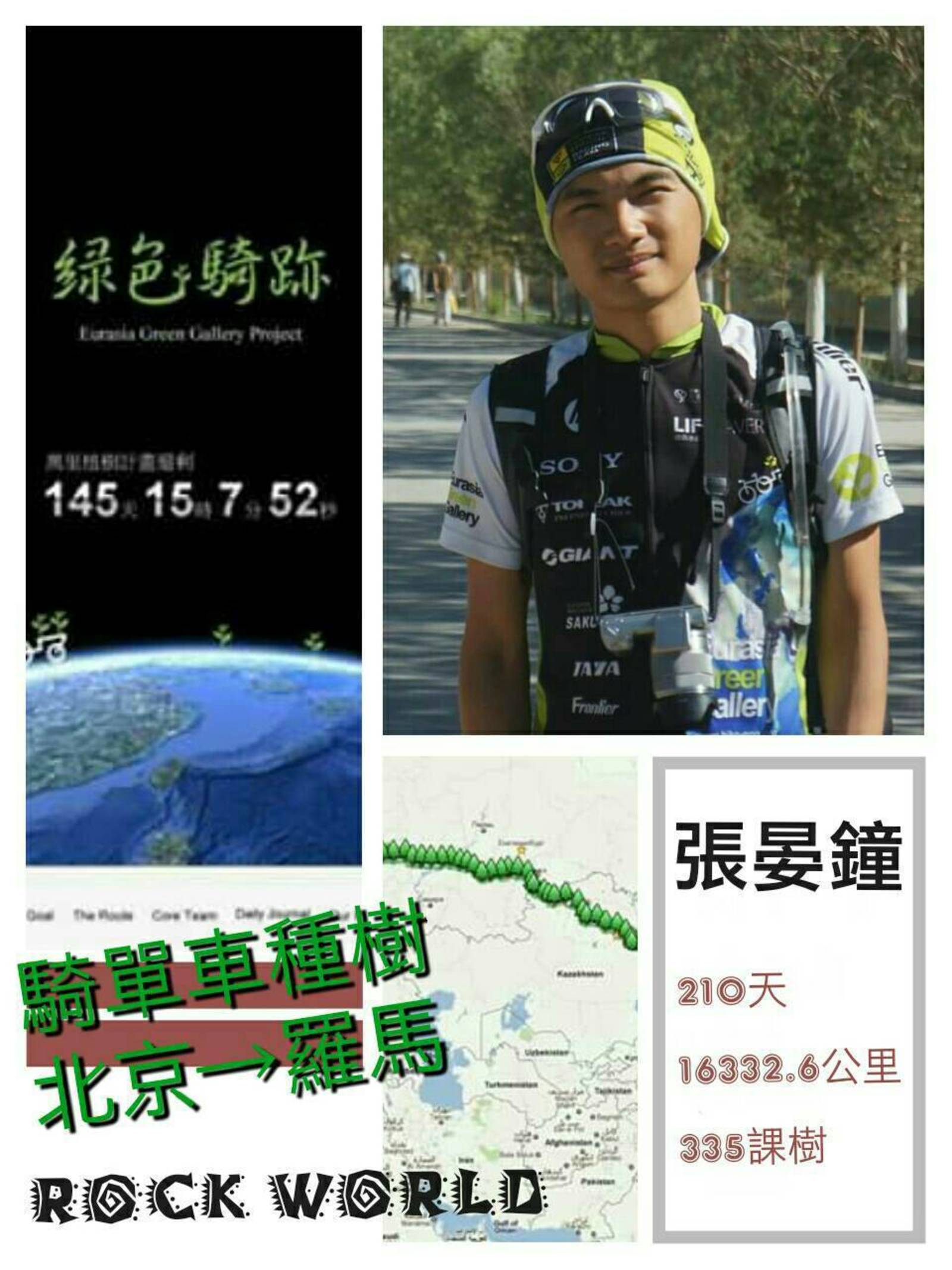 用行動關愛地球！ 從北京到羅馬的綠色騎跡計畫