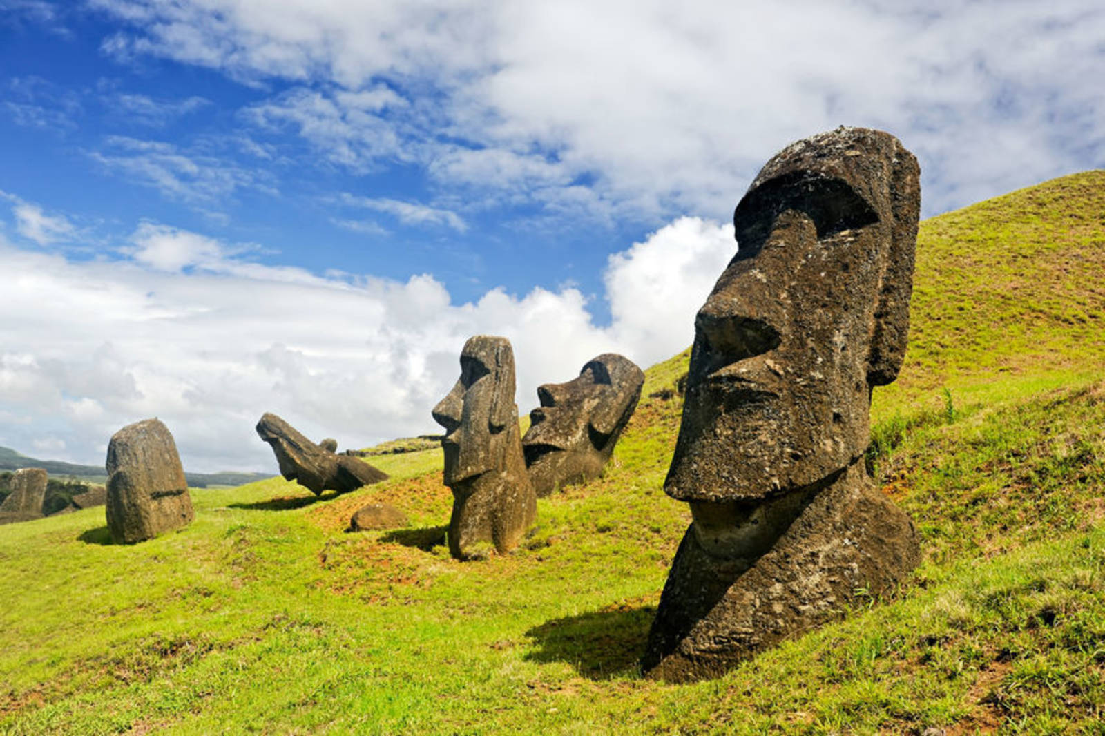 摩艾巨石像所在的國家--智利