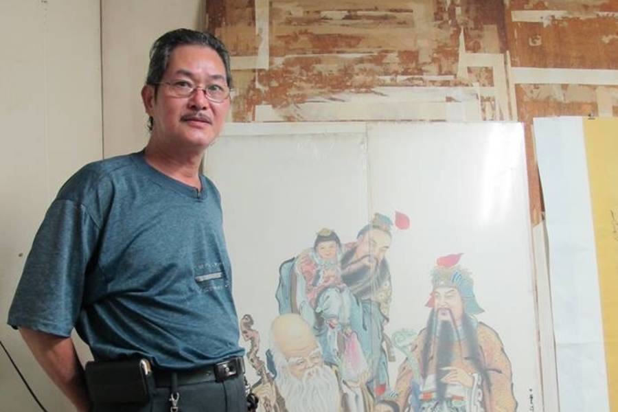 畫佛職人賴俊榮