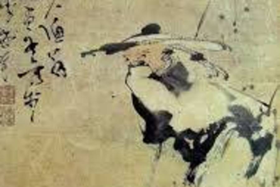 「生猛」的水墨畫：林覺《歸漁圖》