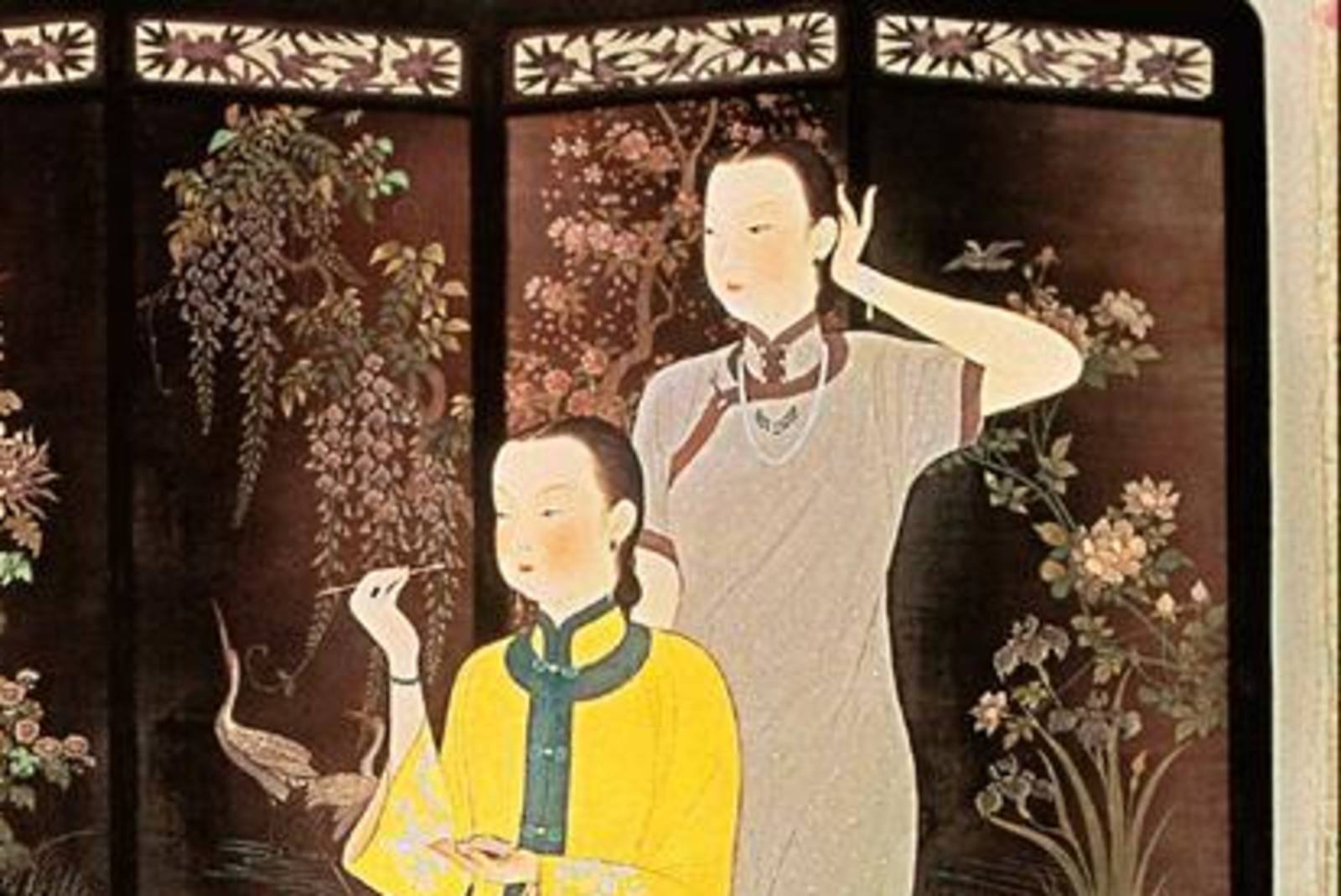 「臺展三少年」中的女中豪傑-陳進《化粧》