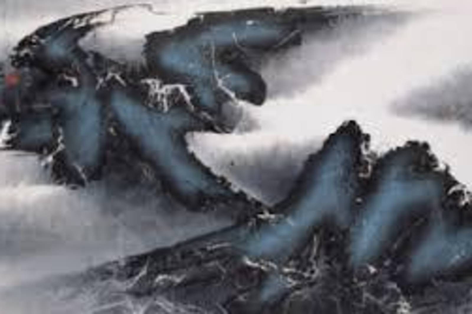 現代水墨運動：劉國松《雲水一色》