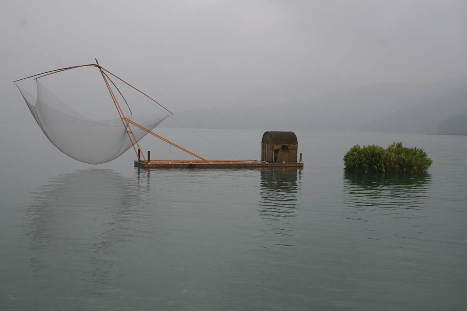 聰明環保的捕魚法－四手網