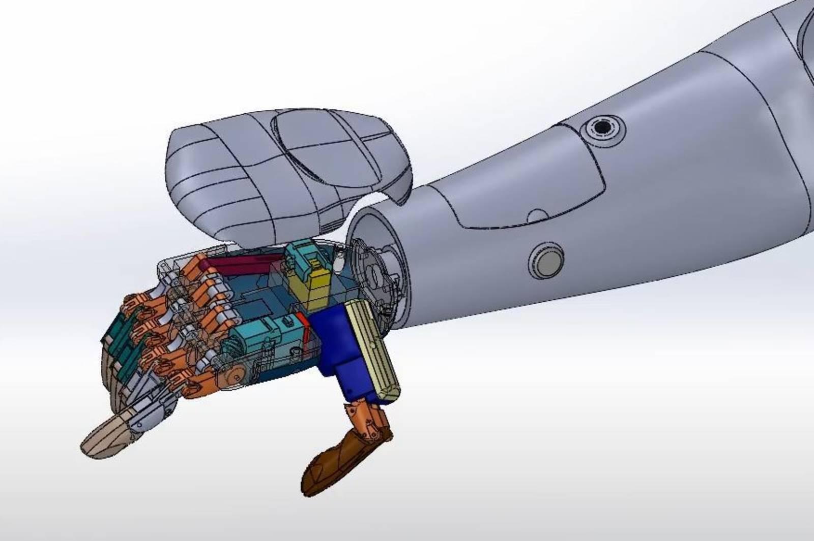 眼動追蹤3D 列印義肢手臂