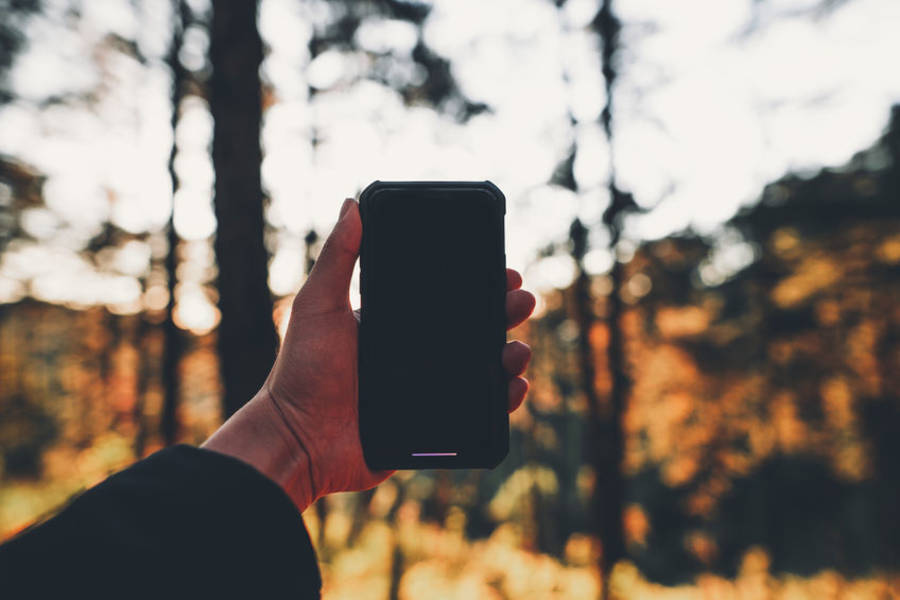 享受沒有手機的時刻